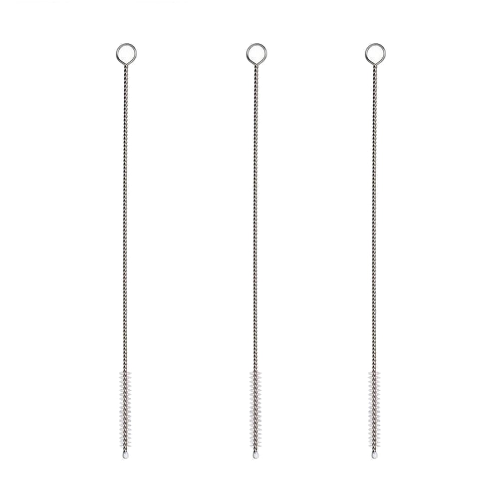 10pcs Rvs Multifunctionele Duurzaam Premium Zuigfles Melk Flessenborstel Drinken Pijp Stro Cleaning Tools