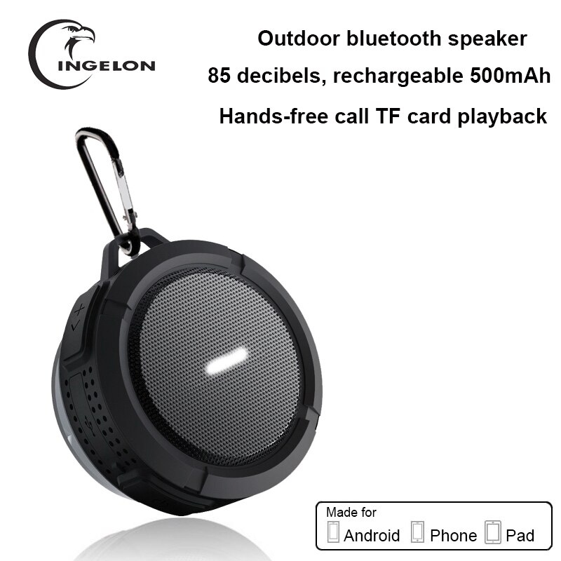Outdoor Bluetooth Speaker Subwoofer Draagbare Zuignap Speaker Mini Waterdichte Luidspreker Geschikt Voor Outdoor Reizen