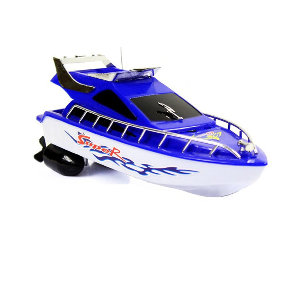 1Pc Rc Speedboot Super Mini Elektrische Afstandsbediening Hoge Snelheid Boot 4-CH Rc Boot Spel Speelgoed kid Kinderen Speelgoed