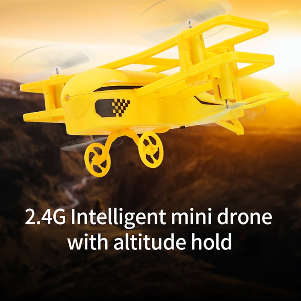 JJRC H95 RC Plane Mini Airplane Altitude Hold Function Auto Hover Headless Mode 360 Rotation One Button Takeoff Outdoor Toy