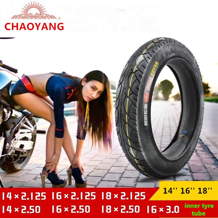 14inch 16inch 18inch different size CHAOYANG tube including inner tyre,2.125/2.5/3.0 size tire for electric bike and scooter