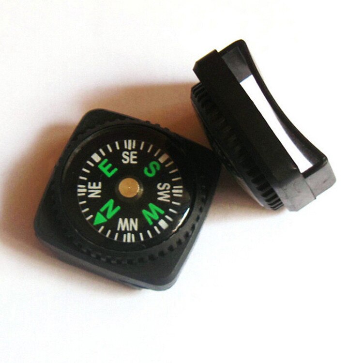 1pc Draagbare Riem Gesp Mini Kompas Voor Outdoor Camping Wandelen Reizen Emergency Survival Navigatie Tool
