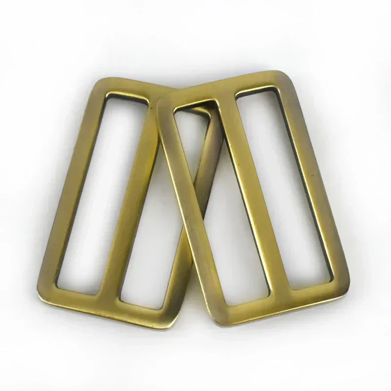 10/20Pcs 20-50mm Metal Buckles for Bag Strap Slider Tri Glide Adjuster Clasp Webbing Backpack Hooks Loops DIY Accessories: 9# / Antique Zinc