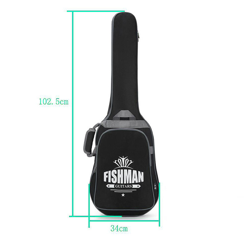 0.4 ''0.32'' sac de guitare électrique rembourré sac à dos étanche double étui réglable rembourrage pour effectuer des étui de guitare pour une utilisation en extérieur