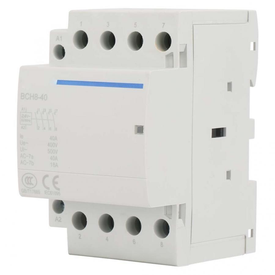 4P 40A 24V/230V 50/60Hz Household AC Contactor 2NO2NC Electrical Equipment contactor