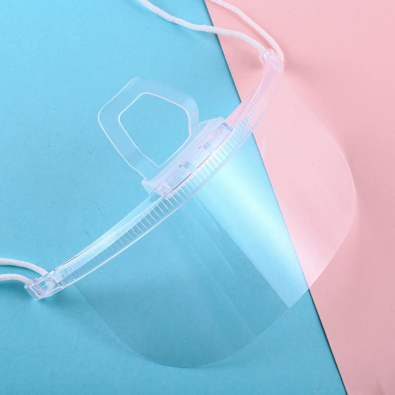 10pcs PET Health Care Tool Transparent Masks Permanent Anti Fog Catering Food Hotel Plastic Kitchen Restaurant Masks Anti-saliva