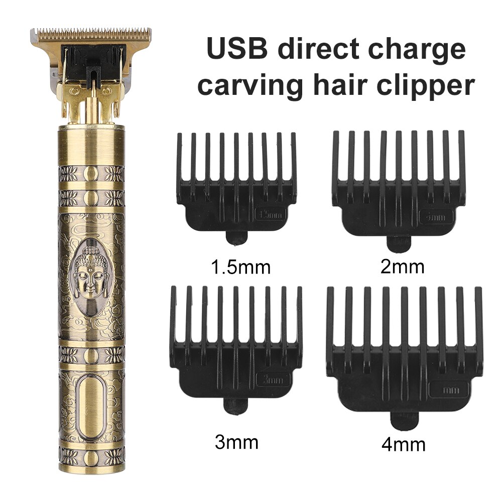 LCD Hair Clipper Barber Hair Trimer For Men Beard Shaver Recharge Cordless Hair Cutting Machine Baldhead Hair Razor