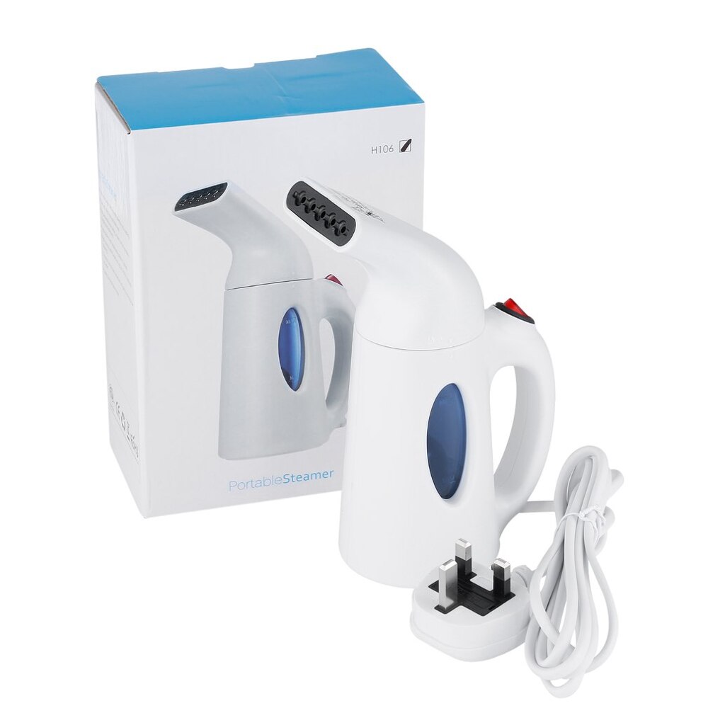 Warehouse 700W Handhold Ironing Machine Portable Dry Cleaning Travel Garment Steamer with Brush for Clothes Iron for Home: UK Plug