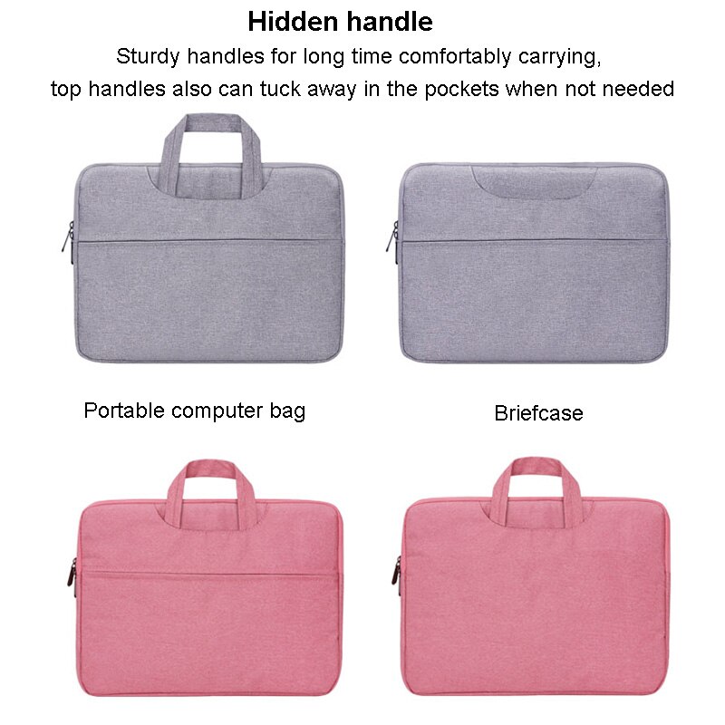 Jenyd Laptop Bags for Men Women Fits 15.6 Inch Laptop, Waterproof Notebook Briefcase Carrying Handbag Sleeve Case Cover