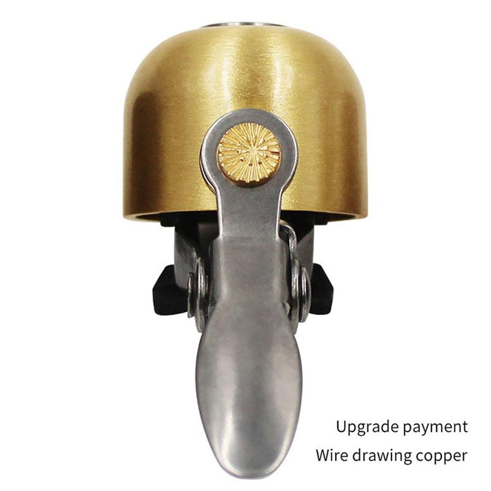 Bicycle Bell Folding Bike Retro Bell Mountain Bike Bell Horn Bicycle Cycling Accessories Bicycle Bell: copper Upgrade