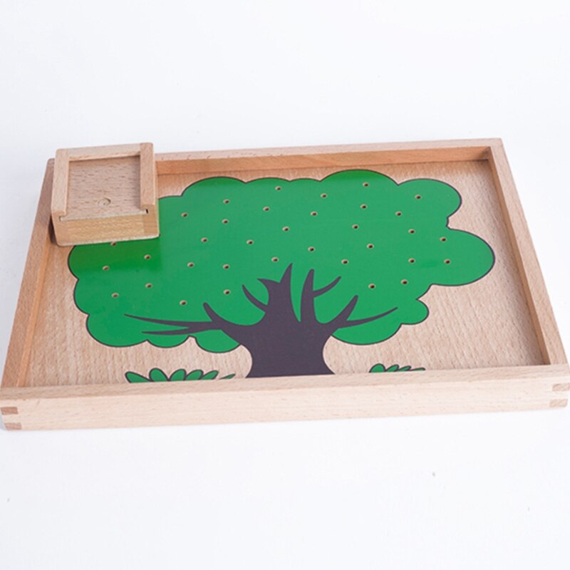Fbil-child toys appelboom match digitale leerzame non-woven puzzel wiskunde speelgoed educatief speelgoed voor kleuters