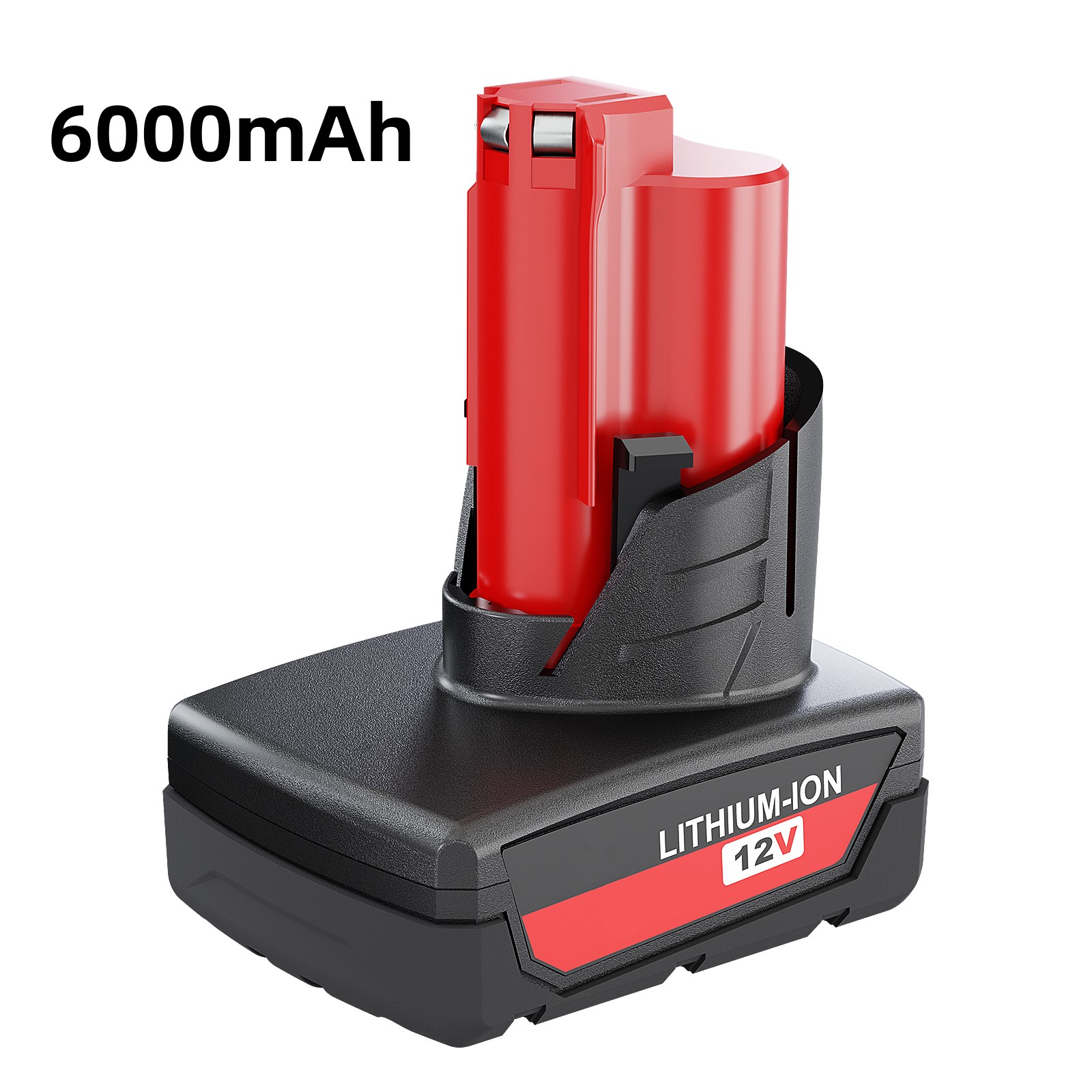 2 st.  m12- pack batterier till milwaukee 3000 mah litiumjonbatteri 48-11-2411 ersättning för milwaukee  xc 48-11-2410 48-11-2420 elverktyg: Guld-