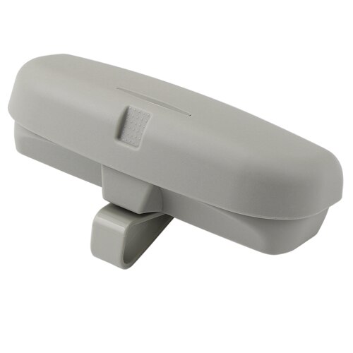 Estuche Universal para guardar gafas de coche, caja organizadora con bolsillos de almacenamiento, estilismo para coche,: One Clip Gray
