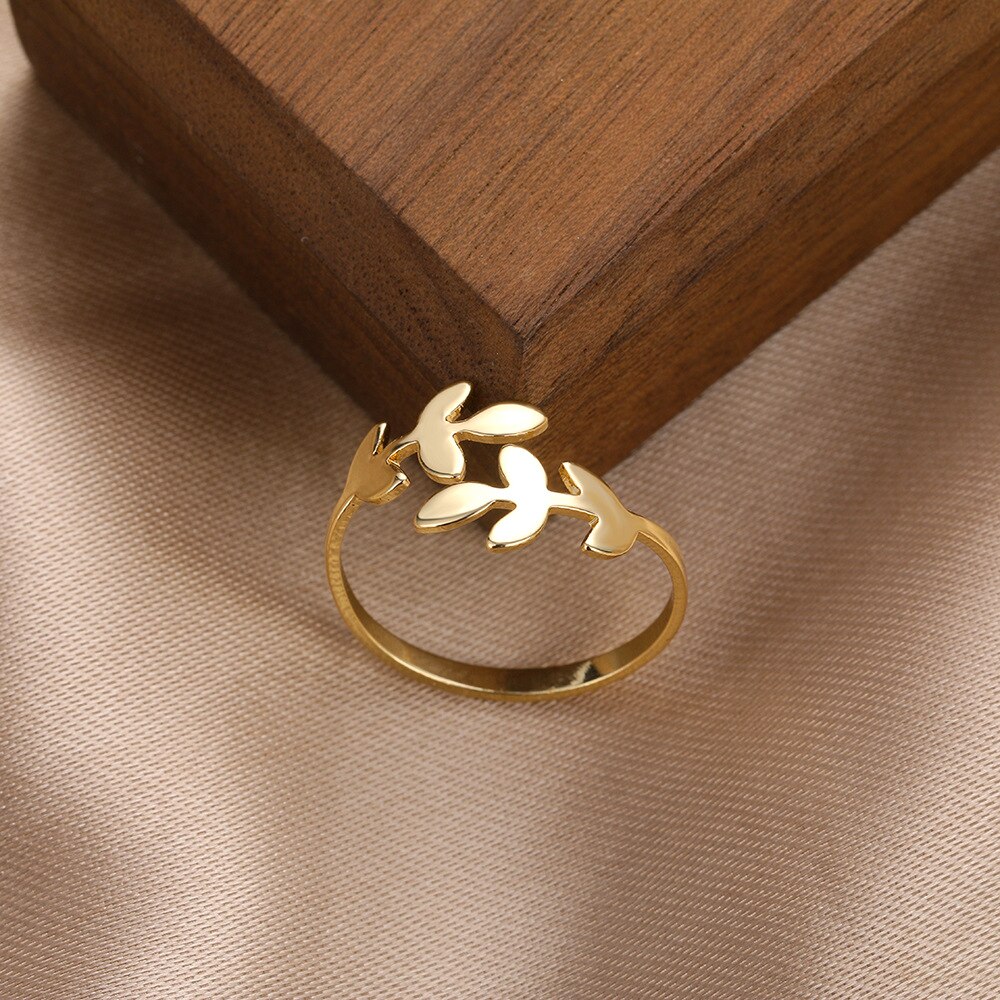 LATS Gold Silver Color Hollowed-out Heart Shape Open Ring Cute Love Jewelry for Women Girl Child Adjustable: 99495