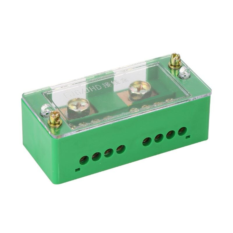 Unipolar Splitter Junction Box Metering Cabinet Wire Terminal Block Retardant Flame Retar Electrical Accessories: Eight outs