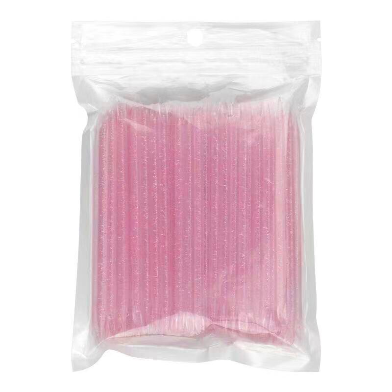 20/50/100 Pcs/Lot bâton d'ongle en cristal Double face cuticule poussoir outils de suppression réutilisable coloré bâton Nail Art soin manucure ensemble