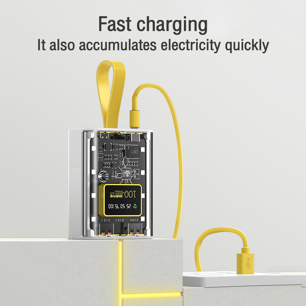 Portable 3x18650 Battery Charger Case DIY Power Bank Box Fast Charging Case With LED Light Batteries Charging Power Bank Shell