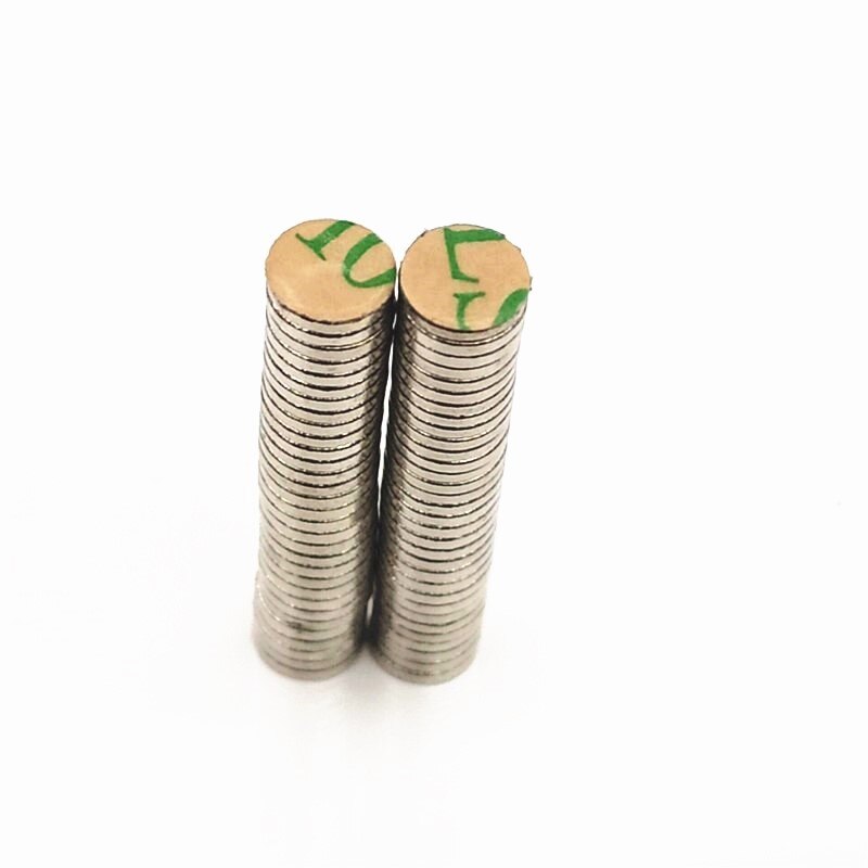 10/100 Rabatt Magnet 5x1 5x 1,5 5x2 5x3 5x4mm Gürtel mit 3M selbst-Klebstoff NdFeB Magnet Dia 5mm neodym Magnet Magnetische Standard