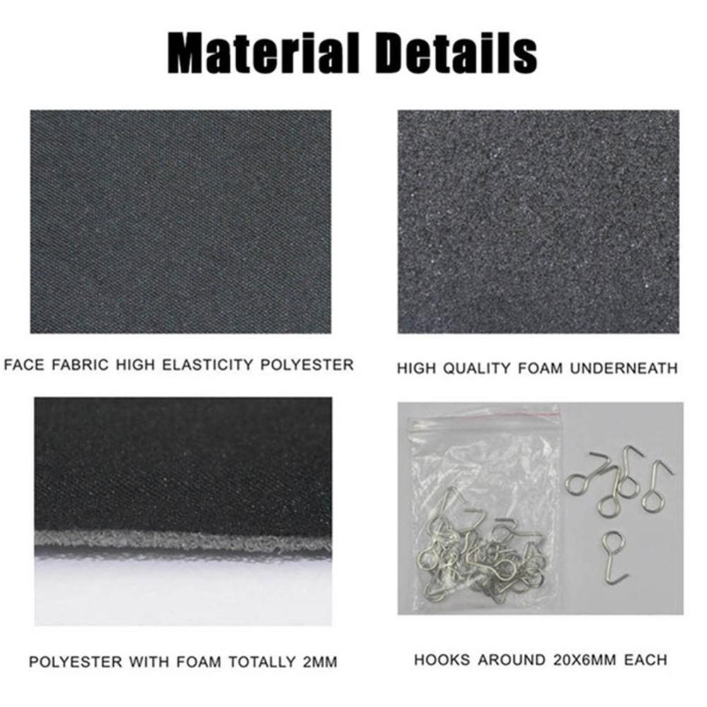 Brand Embroidery Car Seat Covers Set Universal Fit Most Cars Covers with Tire Track Detail Styling Car Seat Protector Car Seat