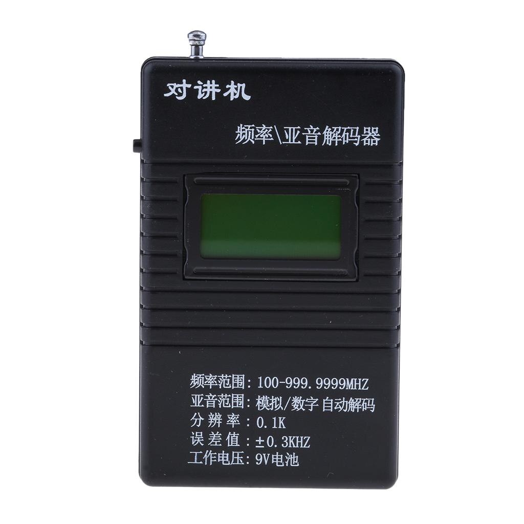 Portable Cellphone Frequency Counter Dcs Ctcss Radio Signal Frequency Test