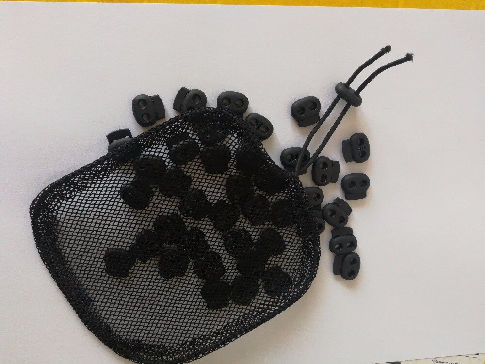 Aliexpree – boucle de nez de cochon, 10 pièces/lot, pour la fabrication de filet queue de cheval, couleur noire,