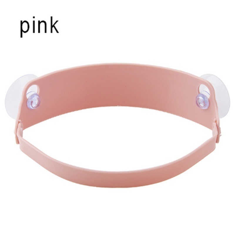 Diskbänk med klämmor för sopställ, tillbehör till förvaringslådor och avloppsställ, sugkopp, sopställ: Rosa