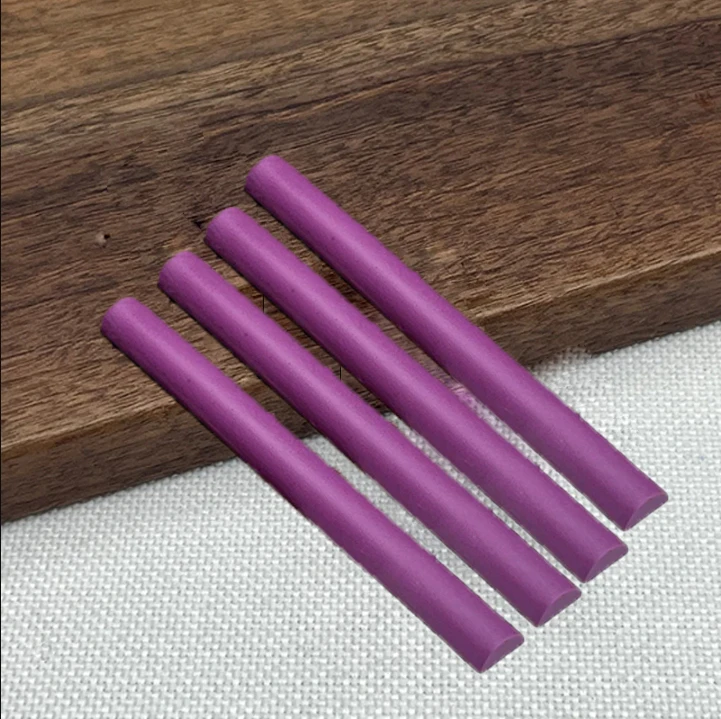 2-10 mm 3000 # Afilador de pulido abrasivo, herramienta de afilado de piedra de aceite de rubí, cono cuadrado redondo para todos los cuchillos, accesorios de cocina: Morado
