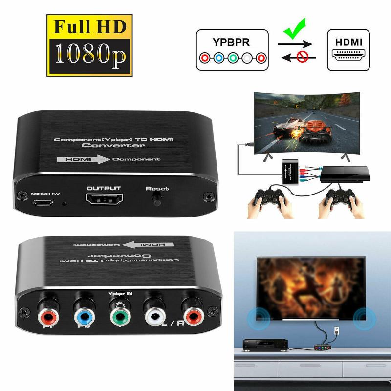 1080p ypbpr naar hdmi component converter hdmi naar ypbpr component converter 4k video audio converter voor xbox/vcr/dvd