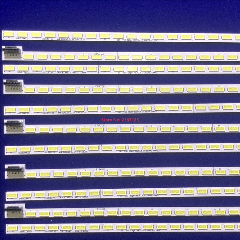 403mm LED Backlight strip 42LEDr 32" V12 Edge REV0.4 2 6920L-0001C 6922L-0011A For LG 32LS570S 32LM580T 32LM580S 6916L0801A