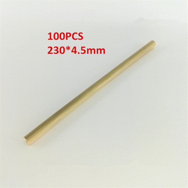 100Pcs/lot Bamboo Straw Natural Organic Reusable Bamboo Drinking Straws Cleaner 19.5cm 23cm Bamboe Straws set for: 230x4.5mm  100pcs