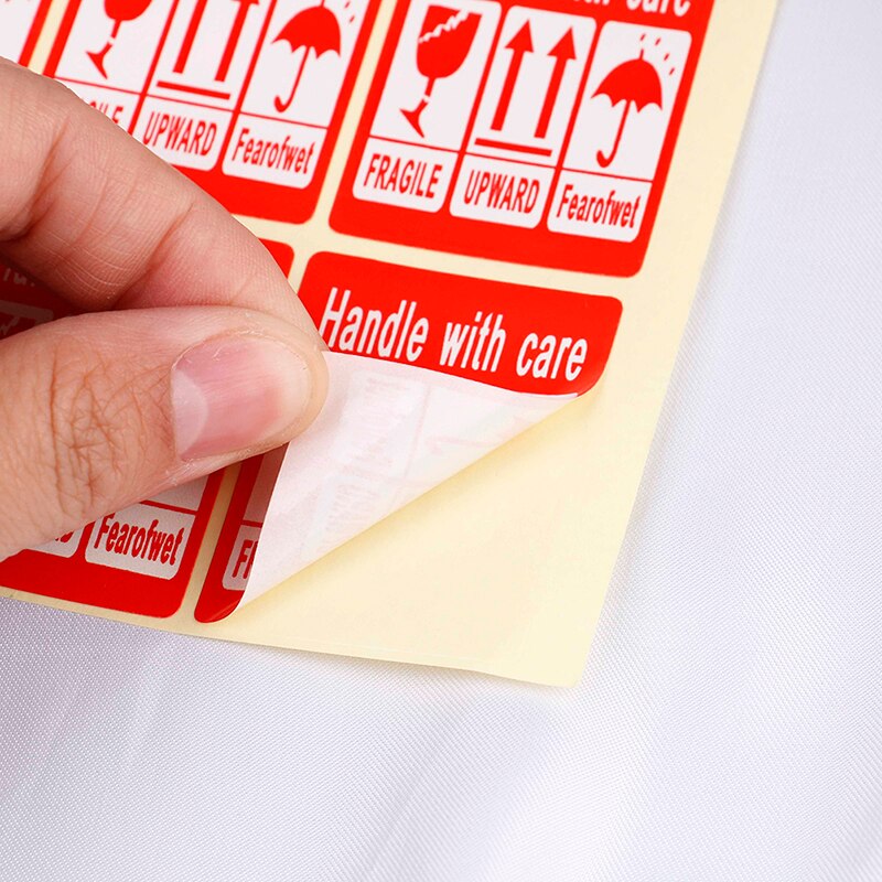 40/50/100/240pcs Fragile Warning Label Sticker Fragile Sticker Up And Handle With Care Keep Dry Express Label