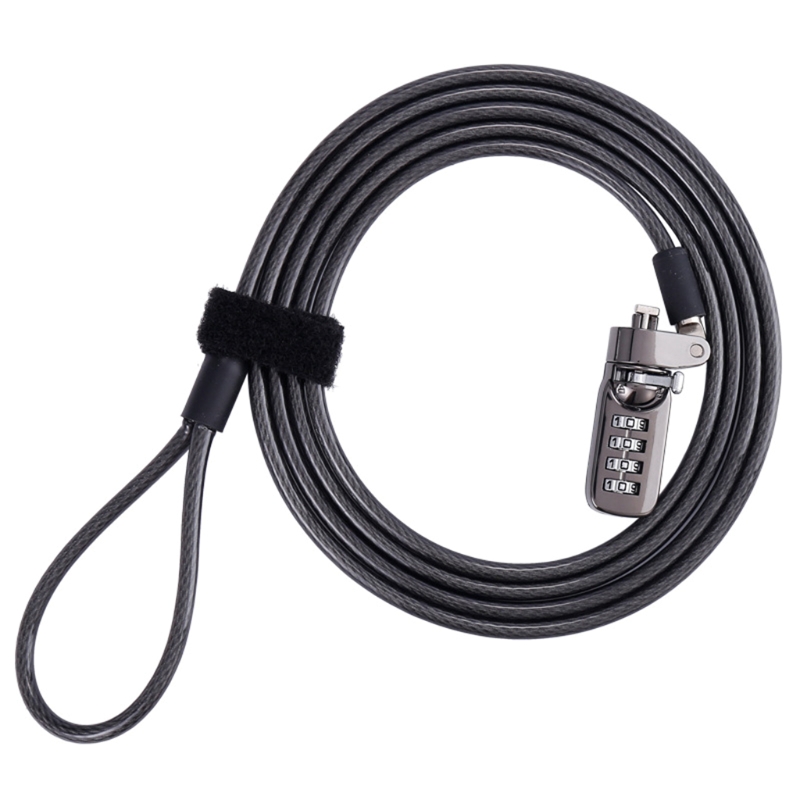 P8DC Password Cable Lock for Monitor Digital Equipment Anti-Theft Locker Computer PC