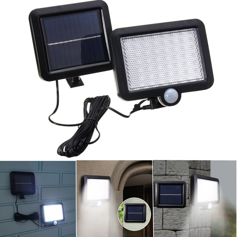 56 LED Solar Light PIR Motion Sensor Wandlamp energiebesparende Verlichting Waterdichte Outdoor Tuin Schijnwerpers