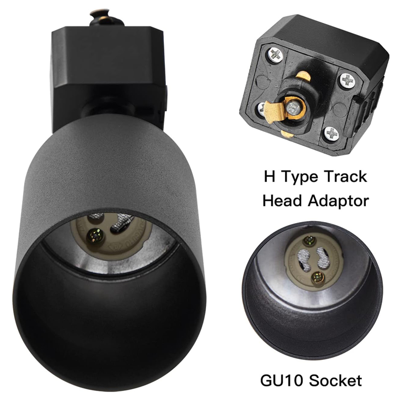 Full Sets Led Track Lights GU10 Ceiling Spot Led Rail Lighting for Living Room Decor 110V 220V Spotlight Wall Track Light Fixtur