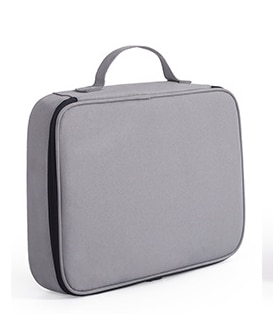 Large Document Bags Capacity Waterproof Multifunctional Home Travel Organizer Holder School Office Business File Folder Supply: Gray