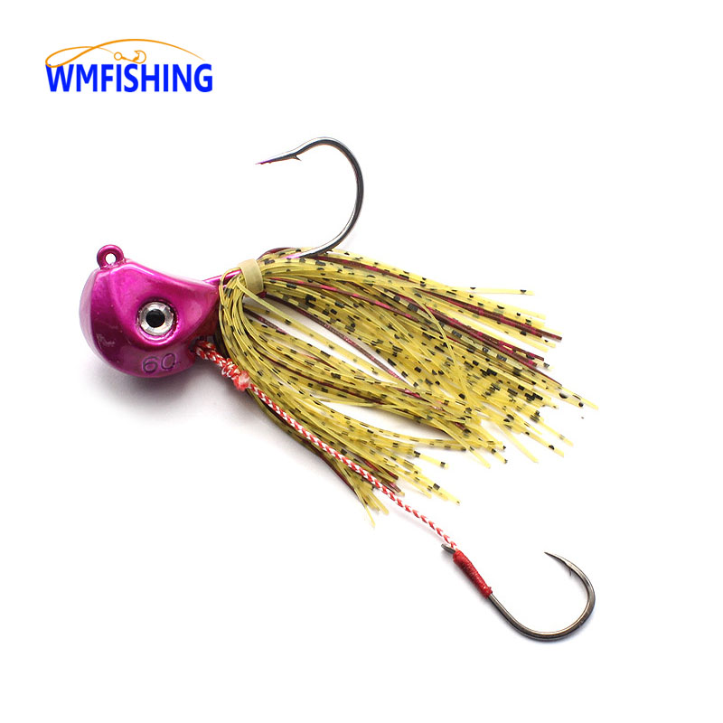 Spinnerbait-anzuelo de pesca para la barba, cebo de goma para pesca con mosca, Tai Kabura Inchiku, 40g/60g/80g/100g, 1 unidad