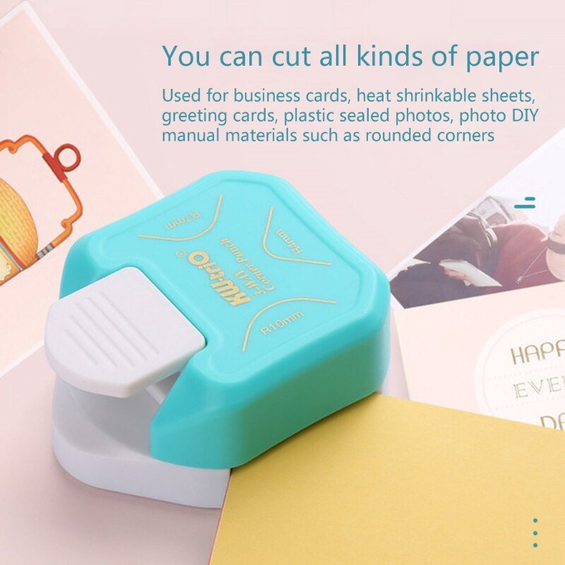 R4 R7 R10 3 In 1 Corner Rounder Papier Stoten Grens Cutter Card Scrapbooking