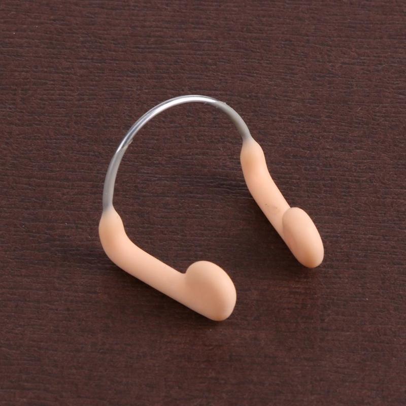 Durable No-skid Soft Silicone Steel Wire Nose Clip for Swimming Diving Water Sports Women Kids Summer Swimming Diving Equipment