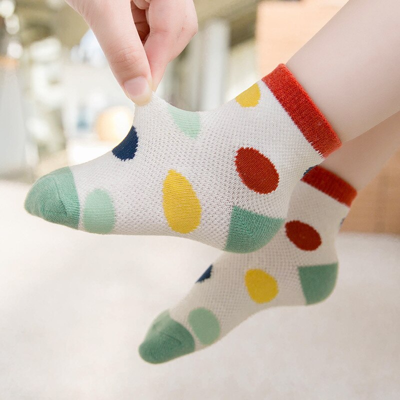 Chaussettes d'été pour filles | Chaussettes en coton confortables et respirantes, à motif de dinosaure ou pelle,