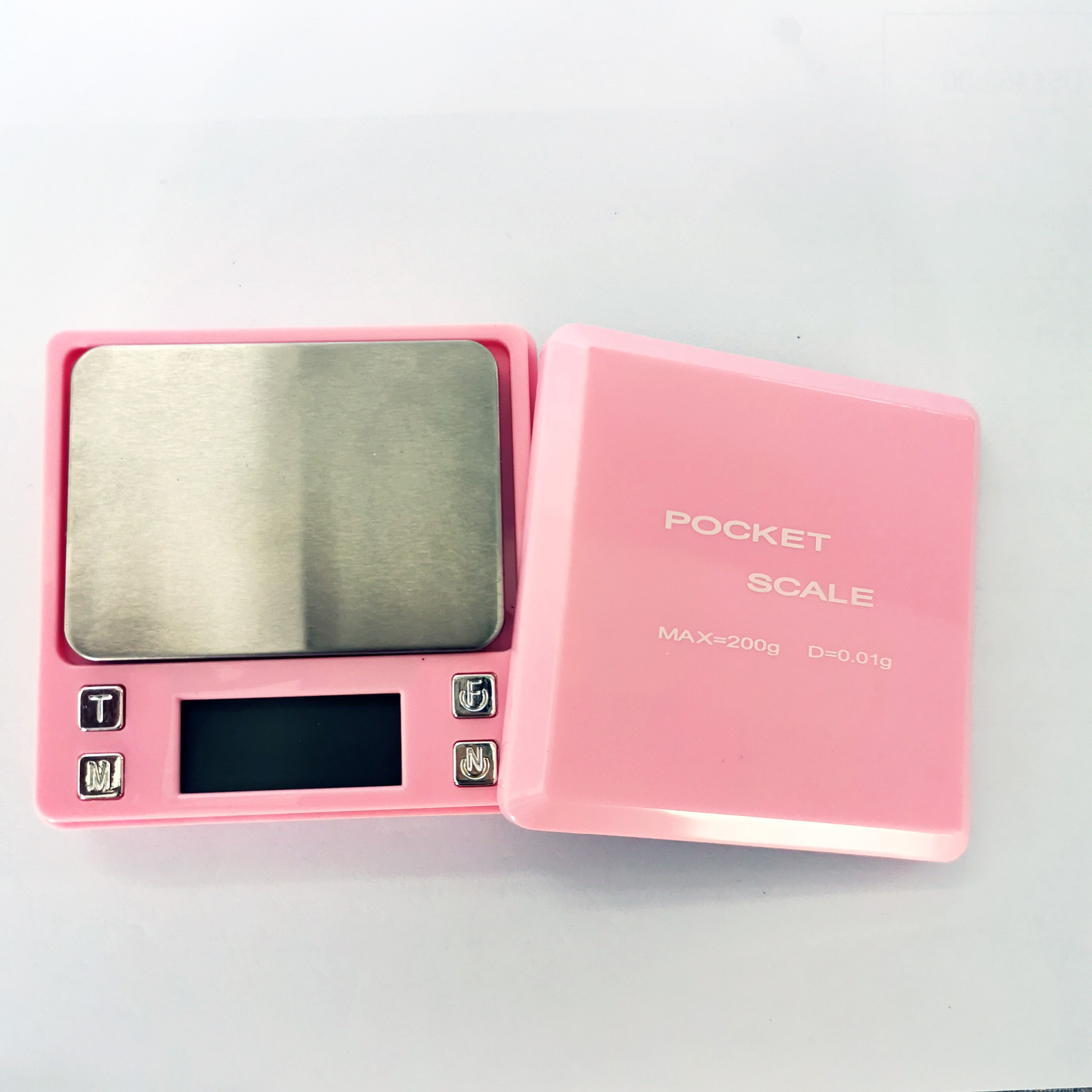 0.01g 200g Pink Digital Jewelry Mini Pocket Scale for Gold Weighing Gram Scale