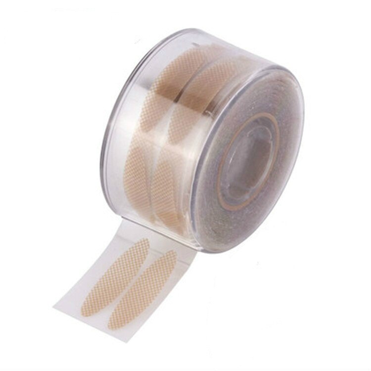 600 Stks/doos Grote Ogen Make Up Ooglid Sticker Dubbel Ooglid Tape Vouw Zelfklevende Stickers S/L Make Clear beige Onzichtbare Hulpmiddel: Brown L