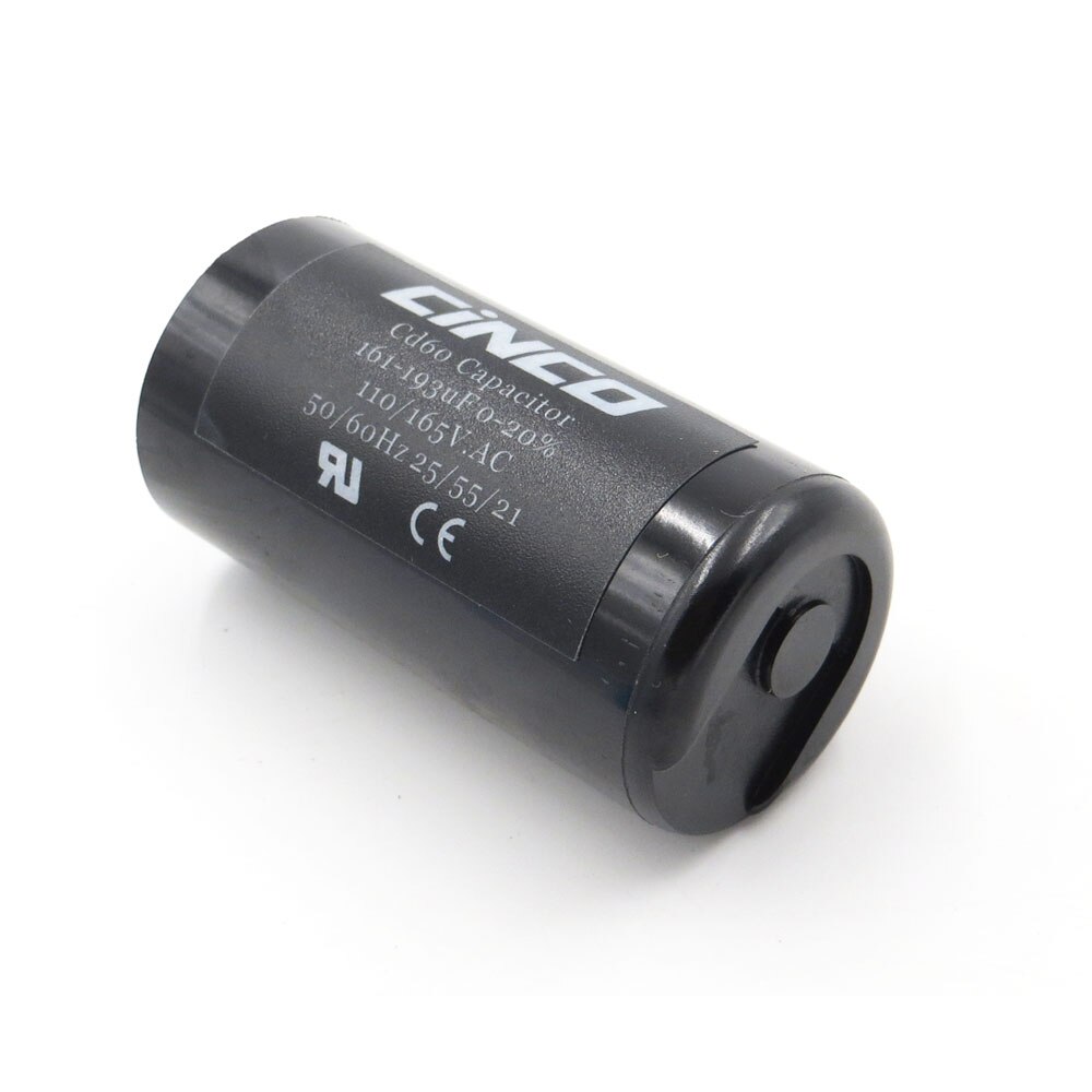CD60 Motor Start Capacitors Motor Starting 161-193uF 110V 125V 165V 161-193 mfd uf mf Compressor HVAC Electrolytic 110VAC 125VAC