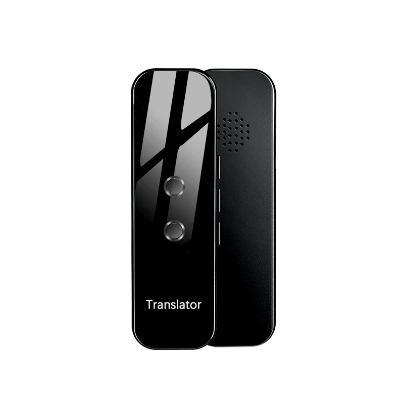 Traductor Himtop portátil, 137 idiomas, aplicación inteligente de texto por voz instantánea, fotografía, traducción de idiomas, aprendizaje, viajes, negocios: Negro