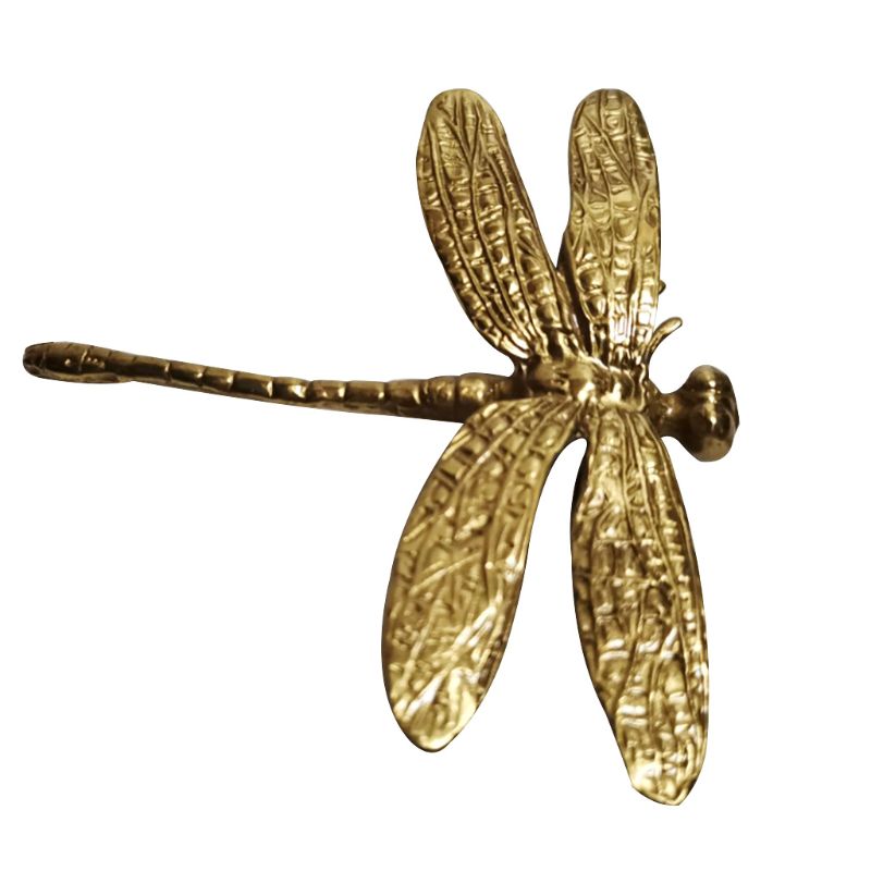 Zuiver Koper Libelle Decoratie Handgrepen Gold Lade Kast Deur Kast Kledingkast Dresser Pulls Knoppen Meubilair Hardware