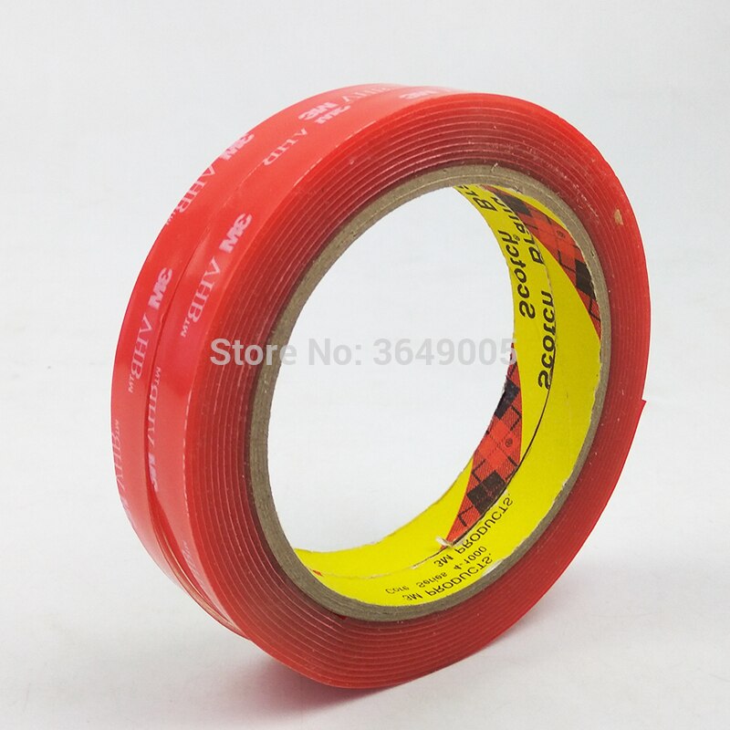 3Rolls/lot 3meter Length Clear 3M VHB 4910 Heavy Duty Double Sided Adhesive Acrylic Foam Choose Wide