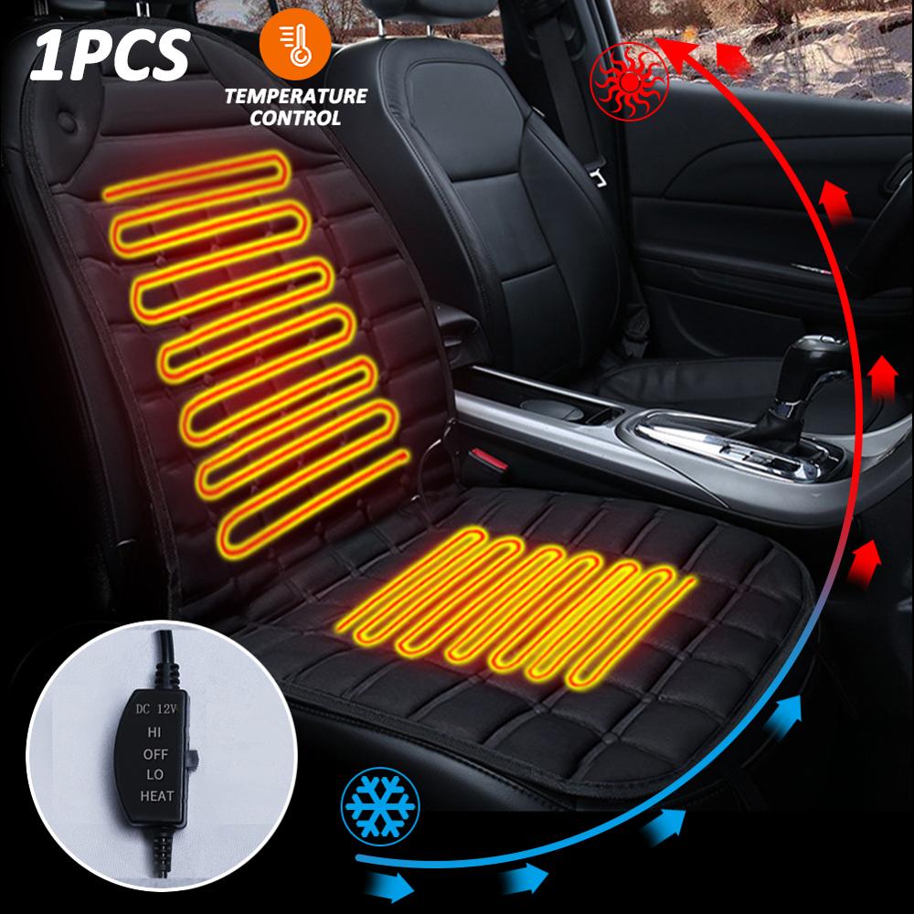 12V Electric Heated Car Seat Heater Cushion Warmer Cover Winter Heated Warm High Low Temperature Car Accessories: 1 pc