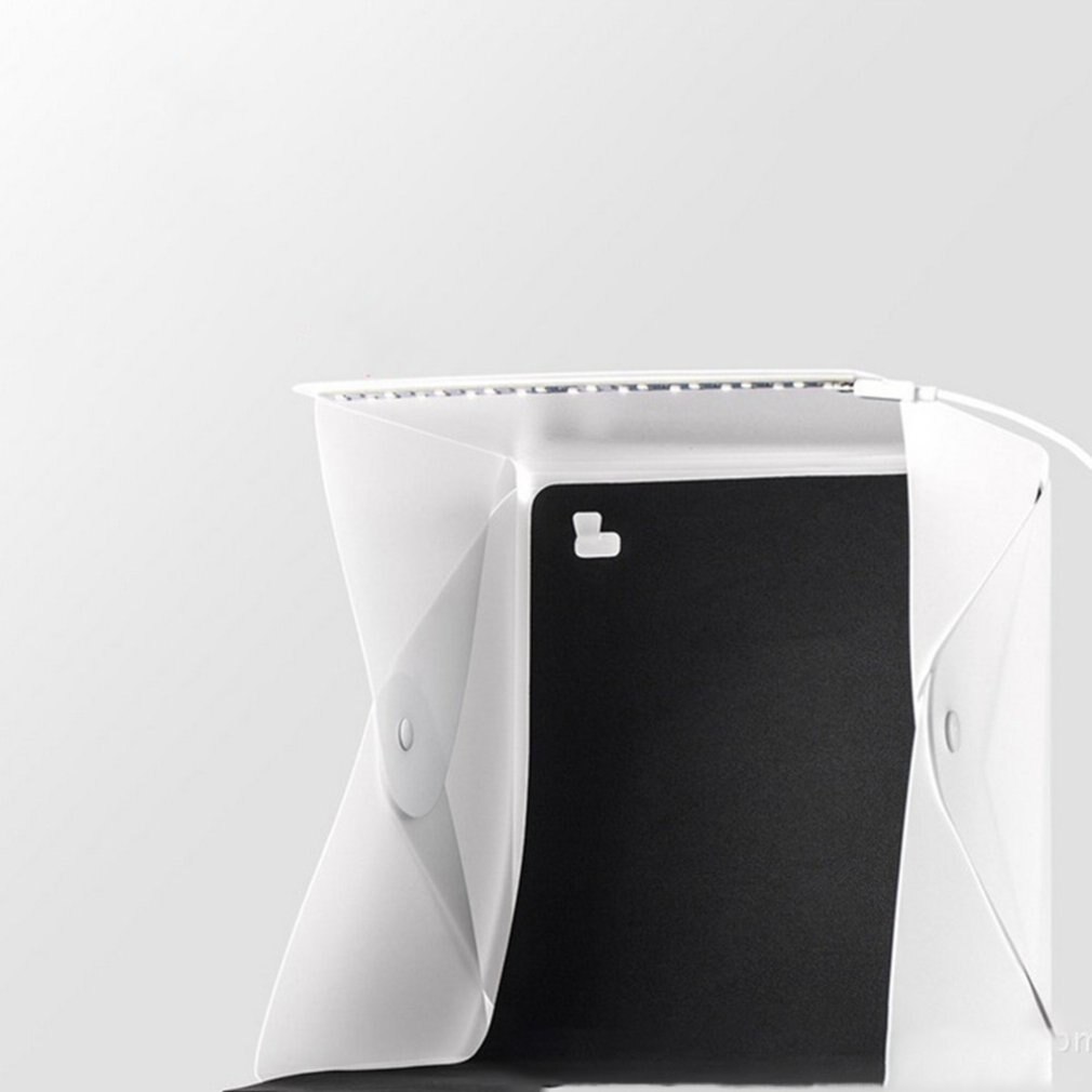 Mini Vouwen Lightbox Fotografie Foto Studio Softbox Led Light Soft Box Foto Achtergrond Kit Light Box Voor Dslr Camera