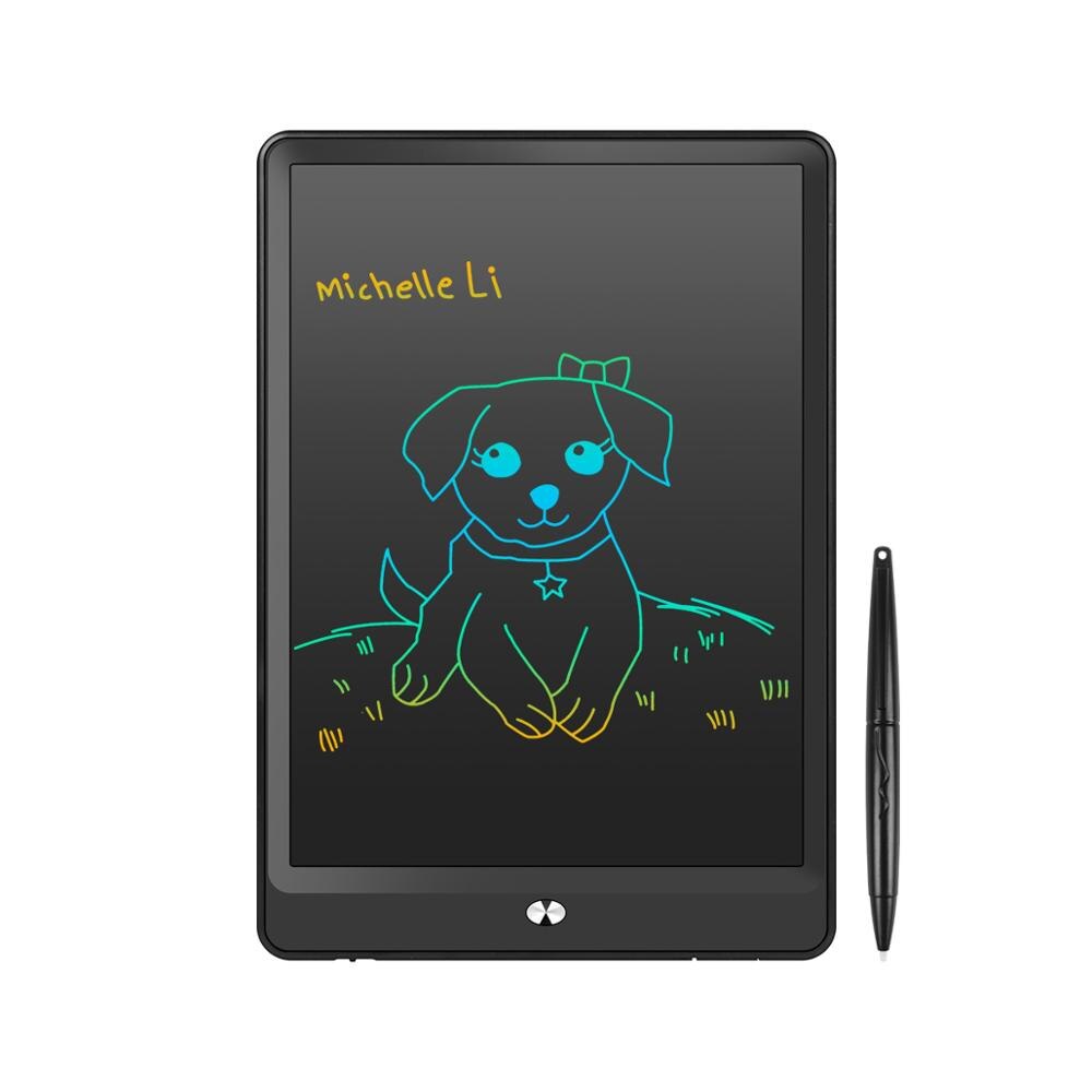 8.5 /10Inch Smart LCD Writing Tablet Electronic Notepad Drawing Graphics Handwriting Pad Board With Colorful Display: 10inch Black