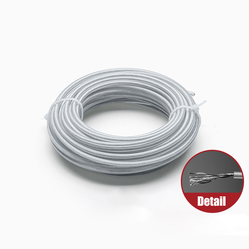 Alambre de acero de 3,0mm x 10M, hilo de corte de césped de nailon, desbrozadora, cuerda para cortacésped, rollo redondo largo, pieza de repuesto de césped: Default Title