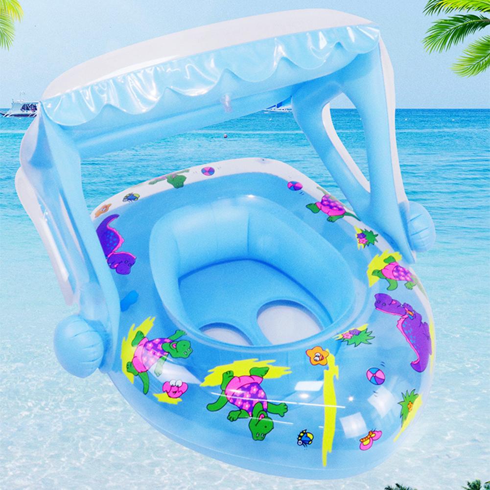 Entertainment Blauwe Baby Zonnebrandcrème Opblaasbare Zetel Cirkel Voor Zomer